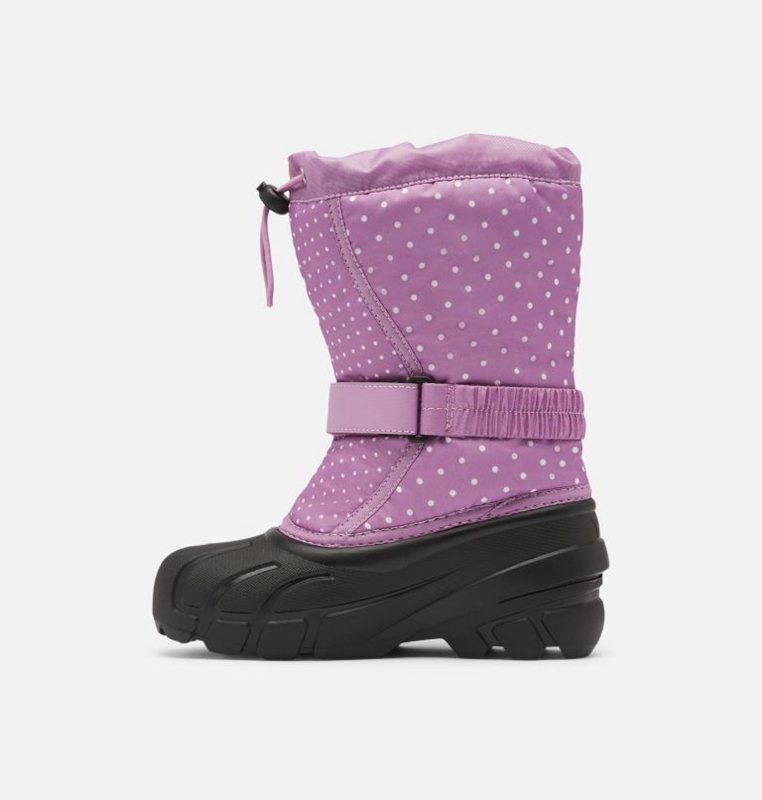 Sorel Çocuk Childrens Flurry™ Print - Kar Botu Mor/Siyah - 608-IOWLHF